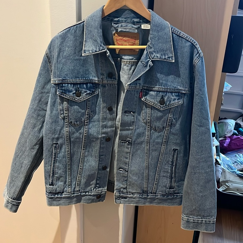 Levis denim jacket - blue size medium